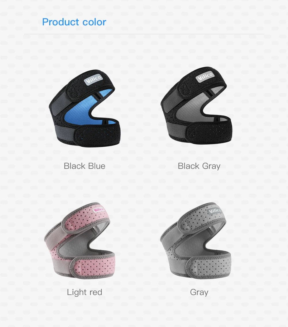 Professional Sports Protection Patellar Strap for Fitness Running Basketball Cycling Adjustable Strap Support for Stable Joints